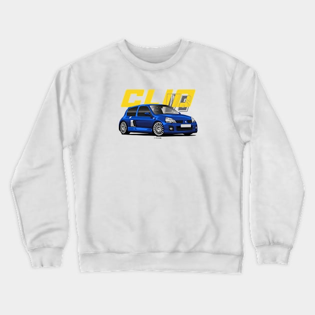 Clio V6 Crewneck Sweatshirt by LpDesigns_